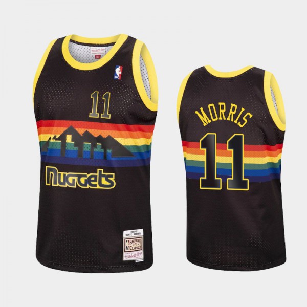 Monte Morris Denver Nuggets #11 Men's Reload Hardwood Classics Jersey - Black